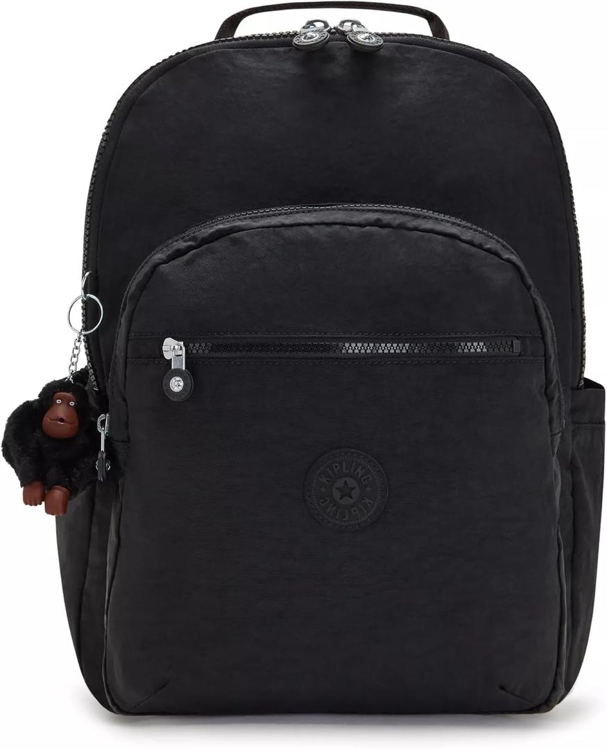 Kipling Women's Seoul 15" Laptop Backpack, Durable, Roomy with Padded Shoulder Straps, Built-In Protective Sleeve, 12.75''L x 17.25''H x 8''D
