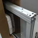 PetSafe Sliding Glass Pet Door - No-Cut DIY Install Doggy Door for Renters - Aluminum Frame - Adjustable Height 75 7/8" to 80 11/16" - Ideal for Large Dogs Up to 100 lb - White