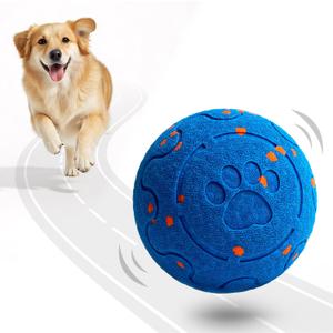 Dog Balls: Interactive Dog Ball Auto Rolling - Interactive Dog Toys for Aggressive Chewers - Bouncy & Throwable, Type-C Rechargeable, Washable, for Small & Medium & Large Dogs  Blue