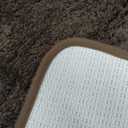 LOCHAS Bathroom Rug Runner 24x48 Inch, Bath Rugs Non Slip, Brown, 48x24 inch
