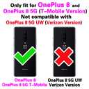 Asuwish Phone Case for OnePlus 8 OnePlus8 5G UW Tmobile Wallet Cover with Tempered Glass Screen Protector and Card Holder Stand Slot Cell One Plus8 On 1 Plus 1plus One+ 1+ 1+8 Verizon Women Men Brown
