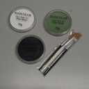 White Black Green Face Body Paint with Painting Brushes Halloween Makeup Set, Water Based Facepaint for Kids Adults Party for Witch Shrek Alien Grinch Hulk Costume Cosplay Special Effects Make Up