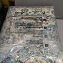 Lahome Boho Tribal Runner Rug - 2x6 Kitchen Rug Runner for Living Room Entryway Mat, Turkish Soft Washable Non Slip Throw Office Carpet Runners for Bathroom Sunroom Mudroom Foyer, Blue