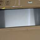24 x 36-inch Reversible Stainless Steel Backsplash for Kitchen wall，Splatter Guard and Cooking Shield， Range Hood Accessories to Keep Kitchen Clean， Four Pre Drilled Holes for Easy Installation