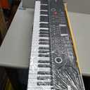 61 Key Keyboard Piano, Portable Electronic Keyboard Piano for Beginners with Speakers, Microphone, Sheet Music Stand, 100 Voices, 100 Rhythms, Digital Music Keyboard Built-In Speakers, 30 x 9x 2.5 inch