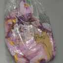 Floerns Women's Floral Print Off Shoulder Short Sleeve Ruched Bodycon Long Dress (Large, Purple)