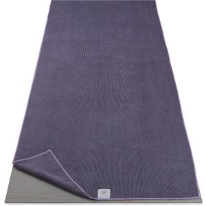 Gaiam Yoga Mat Towel Microfiber Mat-Sized Yoga Towel for Hot Yoga (24"W x 68"L, Heron Lilac)