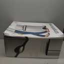 simplehuman 38 Liter / 10 Gallon Rectangular Kitchen Step Trash Can, Brushed Stainless Steel