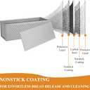 SS&CC Pullman Loaf Pan with Lid 13x4 | 2.2lb Carbon Steel Bread Pan for Homemade Sourdough & Sandwich Bread | Nonstick Bakeware, Heavy Duty & Easy Clean (2.2lb)