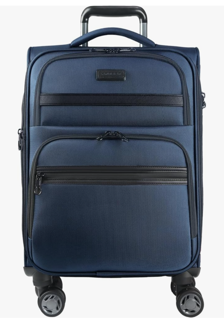 KROSER Softside Expandable Carry On Luggage with Front Business Pockets，20 Inch Suitcases with Spinner Wheels & Built-in TSA Lock, Durable Suitcase Rolling Luggage with USB Port, Haze Blue
100+ bought in past month