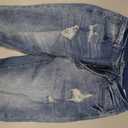 VIPONES Women Classic High Waisted Skinny Jeans for Women Stretch Distressed Butt Lifting Jeans Slim Fit Denim Pants (Size 14, Blue)