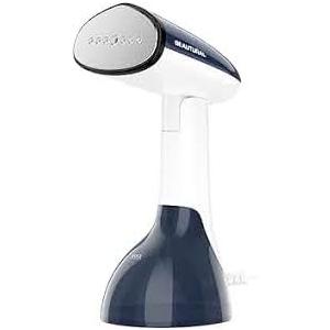 BEAUTURAL Steamer for Clothes, Portable Handheld Garment Fabric Wrinkles Remover, Aluminun Heating Plate, 35Second Fast Heatup, Large Detachable Water Tank (Only for 120V), Blue