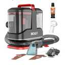 Portable Carpet & Upholstery Cleaner Machine - 15Kpa Deep Cleaning for Area Rugs, Pets, Couch & Car, Cleaning Machine with Dual Size BrushHead & Self-Cleaning System, Spot Cleaner for Stairs/Furniture