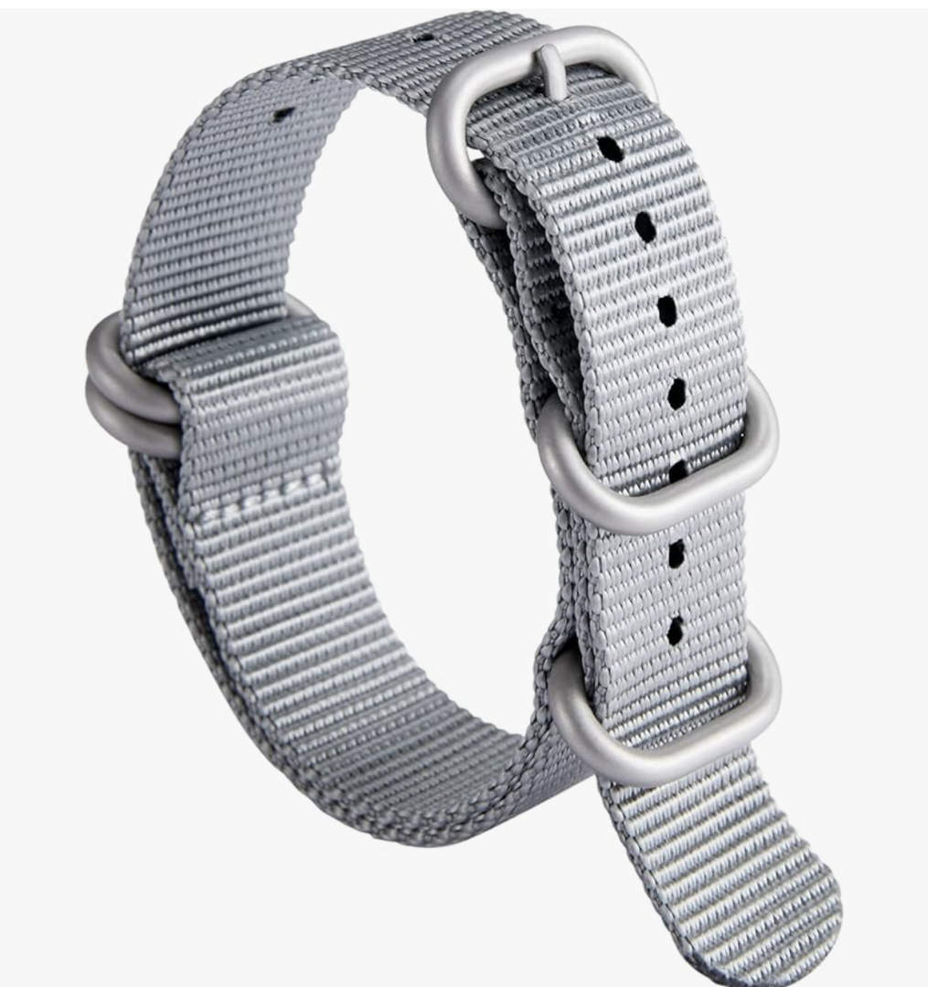 BINLUN Nylon Watch Strap Thick Premium Ballistic Multicolor Bands for Men Women 21mm 22mm 23mm 24mm with Military Heavy Duty 5 Rings Silver/Black Stainless Steel Buckle BINLUN Nylon Watch Strap Thick Premium Ballistic Multicolor Bands for Men Women 21mm 22mm 23mm 24mm with Military Heavy Duty 5 Rings Silver/Black Stainless Steel Buckle