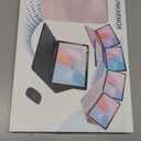 TUNKARMOR for iPad 9th / 8th / 7th Generation 10.2 inch & iPad Air 3rd Gen & iPad Pro 10.5 inch Case with 7 Color Backlit Keyboard - Built in Pencil Holder with Mouse (Pink)