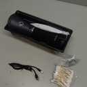 KAUGIC Upgraded Ear Wax Removal with One-Piece Waste Tank, Safe Cleaner with Water Temperature Sensor, Effective Ear Irrigation Kit, IPX7, FSA-HSA-Eligible, Black