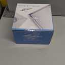 SaniteModar Shower Drain, Invisible 6 inch Square Shower Drain 2-in-1 Tile Insert Cover, 304 Stainless Steel Brushed Shower Floor Drain with Hair Catcher and Threaded Adapter