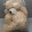 MaoGoLan Giant Teddy Bear 4 Feet,Adorable and Cuddly Big Bear Stuffed Animal 47", Classic Teddy Bear Plush Gift Decoration for Baby Shower,Party,Birthday,Valentines Day,Tan