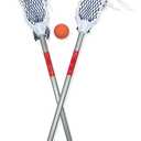 STX FiddleSTX Two Pack Mini Super Power with Plastic Handle and One Ball, 30-Inch,White/Grey