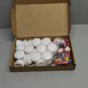 Shappy 24 Pack Christmas Snowman DIY Craft 326 Pcs Build Snowman Craft Kit Christmas Decoration Air Dry Modeling Clay for Winter Party DIY Gift Indoor Outdoor Holiday Decoration(Snowman)