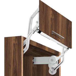 YJINGRUI Hydraulic Buffer Cabinet Door Hinge, Lift and Up Hinges, Vertical Lift Cabinet Door Hinge, 19.69-31.49in, Sturdy Silent and Adjustable