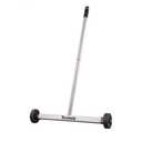 Toolwiz Magnetic Pick Up Sweeper 17-inch Heavy Duty Magnet Pickup Lawn Sweeper Roofing Tools, 8.8 Lbs Yard Magnet with Telescoping Holder and Wheels to Pick Up Nails Magnetic Sweeper for Construction
