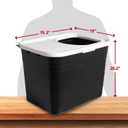 Arm & Hammer Premium Top Entry Litter Box with Filter to Clean Paws and Microban, Made in USA