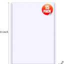 15Pack Comic Book Toploaders - 7.6x11 Inch Premium PVC Hard Sleeves for Current & Silver Age Comics | Crystal Clear Protection | Display, Storage & Collection Holder (15)