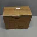 Glass Pitcher with Lid, 2 PACK 68 oz/2 Liter Vintage Water Pitcher, Clear Borosilicate Glass Water Carafe for Cold Brew, Coffee, Lemonade, Iced Sun Tea,Beverage, Milk, Heat Resistant