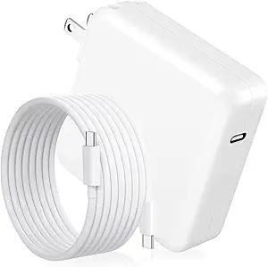 Mac Book Pro Charger118W USB C Fast Charger Power Adapter Compatible with MacBook Pro/MacBook Air 16 15 14 13 Inch, M1 M2 M3 M4 M5, New iPad Pro and All USB C Device, 6.6ft Charge Cable