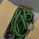Garden Hose 50 FT-Triple-layer pipe, Water Hose with solid Aluminum Fittings, Ultra-Lightweight and Flexible, Abrasion-Resistant, Rust-Resistant,Watering and Cleaning for Outdoor (Green+Black)