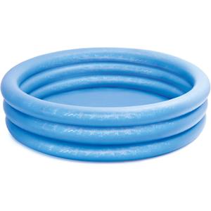 INTEX 58446EP Crystal Blue Inflatable Kiddie Swimming Pool, 66in x 15in