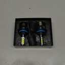 / Bulbs 6500K Cool White 900% Brighter 36000LM, Plug and Play with Cooling Fan IP68 Waterproof Off Road Lights, Pack of 2