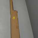 Ivilon Drapery Treatment Window Curtain Rod - Square Design 1 1/8 Rod. 72 to 144 Inch. Black