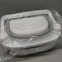 Baby Bathtub, Collapsible Newborn Bathtub for Infant to Toddler 0-24 Months with Soft Cushion and Thermometer,Portable Travel Newborn Tub with No-Slip Feet, Baby Shower Gifts,Grey