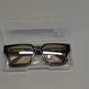 VISOONE Enhanced Version Rectangle Chic Preppy Look Blue Light Blocking Glasses for Women Men RIVER-LIGHTER (Olive Green)