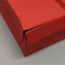4Pcs Gift Packing Box with Smooth Edges for Storage Red Paper Boxes 11x3.5x8inch , 9.5x3 x6.5 inch, 6x 3x6 inch, 5.5x3x4