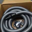 Cen-Tec Systems 94159 Premium 30 Ft. Shop Vacuum Hose with Power Tool Adapter Set Silver