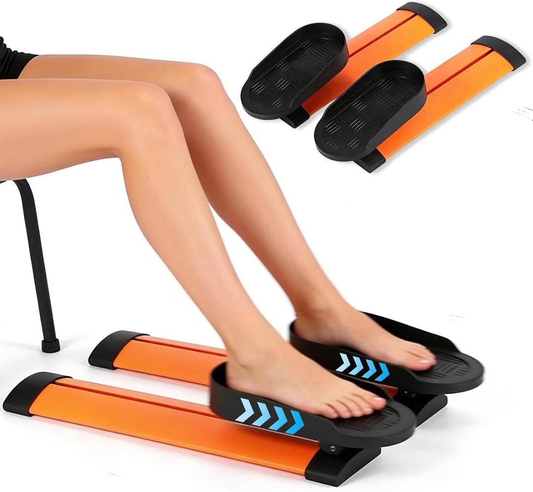 Knee Glider for Knee Replacement, 22" Rail Leg Extension & Flexion Trainer, Adjustable Pedal Seated Rehab Equipment for Post-Op Recovery and Home Physical Therapy