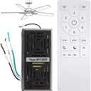 Smart Alexa Ceiling Fan Remote Control Kit, Replacement for Indoor Outdoor Ceiling Fan with Light