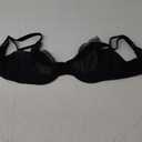 Smart & Sexy Sheer Mesh Demi Underwire Bra, Flirty & Supportive (40DD, Black Hue (Mesh))