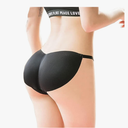 Butt Lifting Panties Seamless Pads for Bigger Butt - Padded Underwear for Women, Adjustable Shapewear Black, M