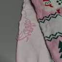 Toddler Christmas Sweater Snowman Girls Knit Crewneck Snowflake Pullover Kids Cute Xmas Pink Clothes Tops Size 130