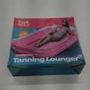 Premium Inflatable Tanning Pool Lounger | Inflatable Tanning Bed for Adults - 4 in 1 Multipurpose Suntan Tub | Pool Floats Adults, Inflatable Pool Float | Tanning Float - Sunbathing Pool Raft