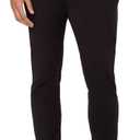 Hanes Men's Cotton Jersey Jogger, Knit Sweatpants with Pockets, Jogger, Cinched Cuff and Straight Leg (Large, Black)