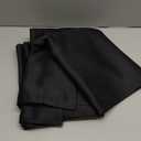 HOMEIDEAS Blackout French Door Curtain, Privacy Door Window Curtains, Thermal Insulated Blinds with Tie Up for Front, Sidelight, Glassdoor, Black, 26W X 72L Inch, 1 Panel