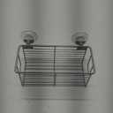 InterDesign Classico Suction Basket, Satin