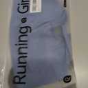 RUNNING GIRL Yoga Tank Tops for Women Built in Shelf Bra B/C Cups Strappy Back Activewear Workout Compression Tops (Blue, M)