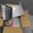 100 Pack Red Mini Aluminum Foil Loaf Pans with Lids 50Pcs 6.8oz and50Pcs 10oz, Spoons & Sealing Stickers Included Ideal for Baking, Storage & Gifting Dessert (100PCS RED)