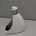 simplehuman Toilet Brush with Caddy, Stainless Steel, White